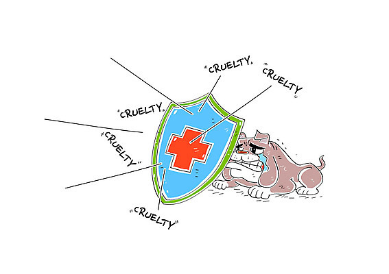동물 일러스트 사람없음 강아지 동물학대 동물보호 방패 국내일러스트 AI파일 반려동물 개 학대 사회이슈 파일형식 벡터