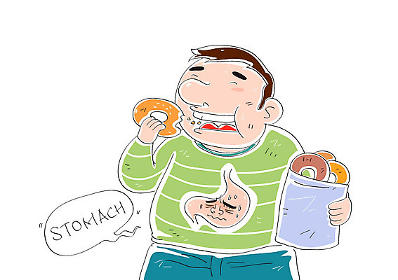 남자 일러스트 한명 성인 장기 비만 위 폭식 국내일러스트 AI파일 1 신체 사람 방향 몸매 파일형식 벡터