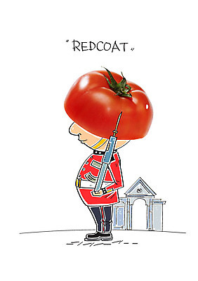 편집 편집이미지 남자 토마토 사람모양 한명 총 영국군인 이미지편집 AI파일 모양 1 무기 채소 사람 군인 파일형식 벡터