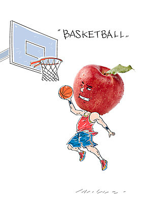 편집 편집이미지 남자 사람모양 농구 농구공 한명 점프 사과 농구대 이미지편집 AI파일 모양 1 과일 공 모션 사람 구기 골대 파일형식 벡터