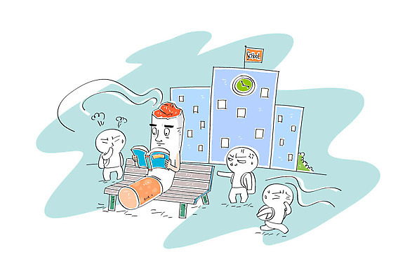 벤치 일러스트 학교 사람모양 흡연 담배 책 담배꽁초 담배연기 국내일러스트 AI파일 모양 교육 의자 연기 파일형식 벡터