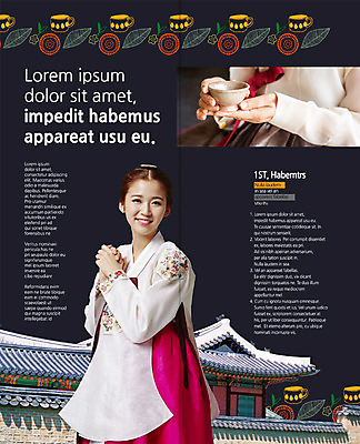 PSD 템플릿 편집 한국전통 표지디자인 북디자인 출판디자인 여자 명절 기념일 내지 리플렛 2단접지 북커버 한국건축 한옥 웃음 팜플렛 상반신 20대 성인 두명 한국인 전통차 한복 이미지템플릿 전통 건축 고건축 한국 표정 사람 동양인 이벤트 청년 차_음료 전통의상 파일형식