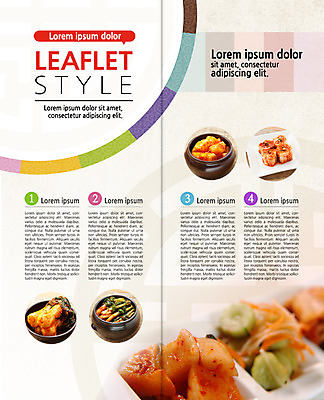 PSD 템플릿 편집 한국전통 접시 표지디자인 북디자인 출판디자인 내지 한식 음식 리플렛 2단접지 북커버 김치 팜플렛 사람없음 항아리 깍두기 배추김치 총각김치 파김치 오이김치 이미지템플릿 전통 식기 한국 도자기 파일형식