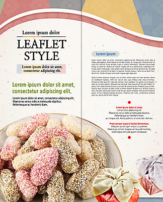 PSD 템플릿 편집 한국전통 접시 표지디자인 북디자인 출판디자인 내지 한식 음식 리플렛 2단접지 북커버 팜플렛 사람없음 보자기 한과 이미지템플릿 전통 식기 디저트 한국 전통음식 파일형식 천_직물