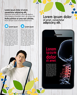 PSD 템플릿 편집 표지디자인 북디자인 출판디자인 남자 내지 리플렛 40대 2단접지 북커버 의학 뼈 한명 팜플렛 상반신 성인 눈감음 한국인 질병 목디스크 얼음주머니 목통증 어깨통증 이미지템플릿 1 중년 모션 사람 동양인 고통 주머니 파일형식