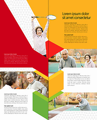 PSD 템플릿 편집 표지디자인 북디자인 출판디자인 여자 노년 남자 내지 리플렛 2단접지 북커버 웃음 팜플렛 여러명 상반신 실버라이프 운동복 운동 노부부 한국인 배드민턴라켓 60대 셔틀콕 배드민턴 이미지템플릿 라이프스타일 부부 옷 스포츠용품 다수 표정 건강 사람 동양인 성인 구기 라켓 파일형식