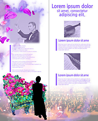 PSD 서양인 템플릿 편집 표지디자인 북디자인 출판디자인 여자 남자 꽃잎 실루엣 내지 악기 리플렛 40대 연주 2단접지 북커버 문화예술 팜플렛 여러명 성인 공연 건반 바이올린 악보 지휘봉 그랜드피아노 지휘자 지휘 피아니스트 오케스트라 이미지템플릿 외국인 꽃 음악 중년 다수 현악기 촬영기법 사람 이벤트 연주자 음악가 악단 피아노 파일형식