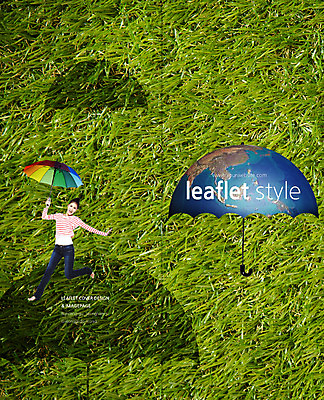 전신 PSD 외국인 템플릿 편집 표지디자인 북디자인 출판디자인 여자 표지 지구 리플렛 2단접지 북커버 우산 한명 동양인 팜플렛 잔디 20대 성인 자연보호 환경 그린캠페인 점프 이미지템플릿 식물 1 캠페인 모션 자연 사람 인종 청년 보호 파일형식