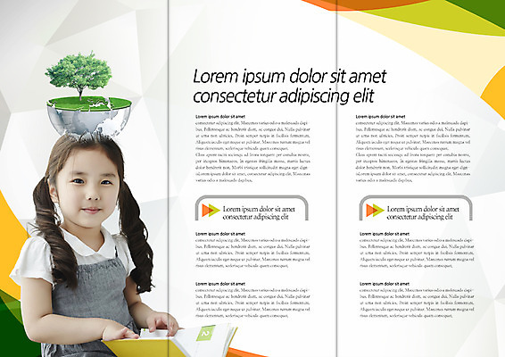 PSD 나무 템플릿 편집 표지디자인 북디자인 출판디자인 어린이교육 교육 내지 어린이 리플렛 북커버 3단접지 양갈래머리 한명 소녀 팜플렛 상반신 책 독서 지구본 한국인 반구 이미지템플릿 식물 1 헤어스타일 여자 사람 동양인 원형 파일형식