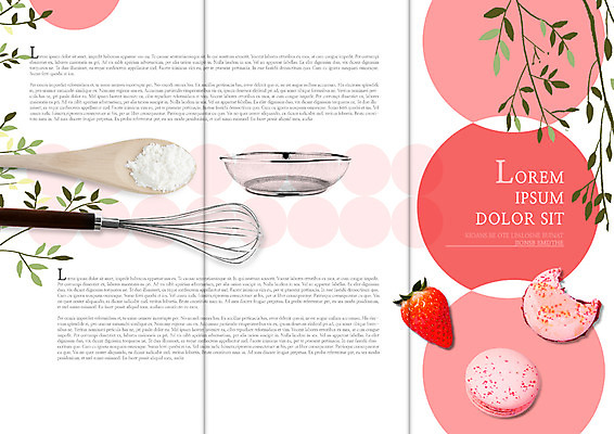 PSD 템플릿 편집 표지디자인 북디자인 출판디자인 내지 음식 리플렛 북커버 식재료 3단접지 딸기 주방용품 나뭇잎 디저트 팜플렛 사람없음 숟가락 홈베이킹 제빵 거품기 마카롱 채반 이미지템플릿 그릇 생활용품 잎 과일 수저 제과제빵 파일형식