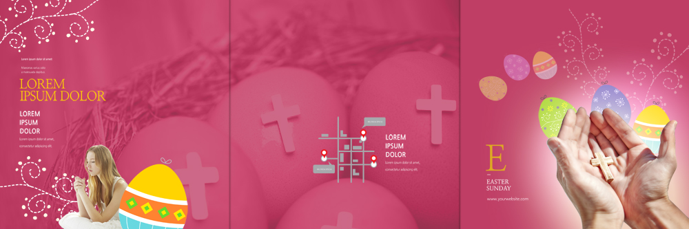 PSD 서양인 템플릿 편집 표지디자인 북디자인 출판디자인 여자 표지 기독교 리플렛 십자가 북커버 3단접지 한명 팜플렛 상반신 성인 옆모습 양손 기도 둥지 부활절계란 약도 이미지템플릿 외국인 1 손 종교 뷰포인트 지도 부활절 사람 계란 파일형식