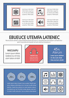 템플릿 편집 표지디자인 북디자인 출판디자인 내지 리플렛 북커버 음표 3단접지 그래프 팜플렛 사람없음 헤드폰 퍼센트 볼륨 재생 이퀄라이저 이미지템플릿 AI파일 기호 음악 음향기기 특수기호 파일형식 벡터