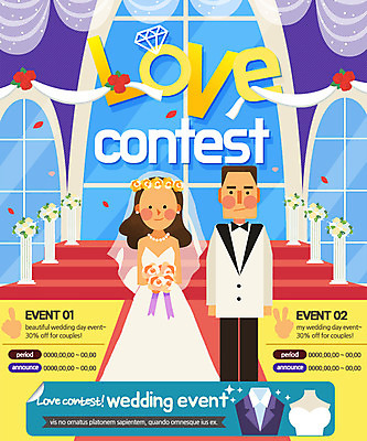 PSD 템플릿 커플 여자 남자 웨딩드레스 웹템플릿 결혼 결혼식 이벤트페이지 정장 턱시도 이벤트 성인 두명 이미지템플릿 드레스 옷 관계 사람 페이지 파일형식