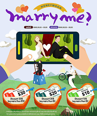 PSD 템플릿 커플 여자 남자 웨딩드레스 웹템플릿 결혼 이벤트페이지 이벤트 여러명 성인 스마트폰 자전거 할인쿠폰 이미지템플릿 드레스 다수 관계 사람 핸드폰 스마트기기 바이크 쿠폰 페이지 파일형식