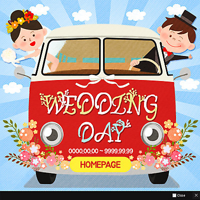 PSD 템플릿 커플 여자 남자 꽃 웨딩드레스 웹템플릿 결혼 자동차 팝업 이벤트팝업 웹팝업 정장 턱시도 성인 두명 웨딩카 이미지템플릿 식물 드레스 옷 육상교통 관계 사람 이벤트 파일형식