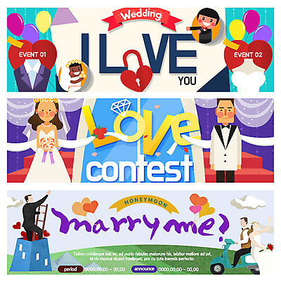 PSD 템플릿 배너 커플 여자 남자 웨딩드레스 웹템플릿 결혼 자물쇠 정장 턱시도 이벤트 여러명 성인 스쿠터 이벤트배너 웹배너 이미지템플릿 드레스 옷 다수 관계 사람 오토바이 파일형식