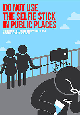 포스터 안경 도로 일러스트 난간 어깨동무 사람모양 세명 픽토그램 피해 예절 셀프카메라 공공장소 셀카봉 테이크아웃컵 로드에티켓 국내일러스트 AI파일 모양 잡화 길 포즈 교통시설 사람 컵 사진촬영 장소 파일형식 벡터