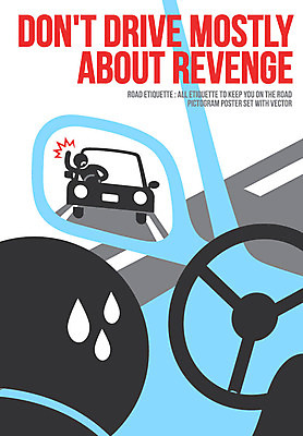 포스터 도로 일러스트 자동차 사람모양 두명 픽토그램 운전 분노 예절 백미러 사이드미러 로드에티켓 국내일러스트 AI파일 모양 감정 길 육상교통 교통시설 모션 사람 파일형식 벡터