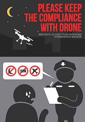 포스터 도로 일러스트 비행기 사람모양 두명 픽토그램 금지 달 예절 경찰 드론 로드에티켓 국내일러스트 AI파일 자연요소 모양 직업 길 항공교통 교통시설 대중교통 사람 파일형식 벡터