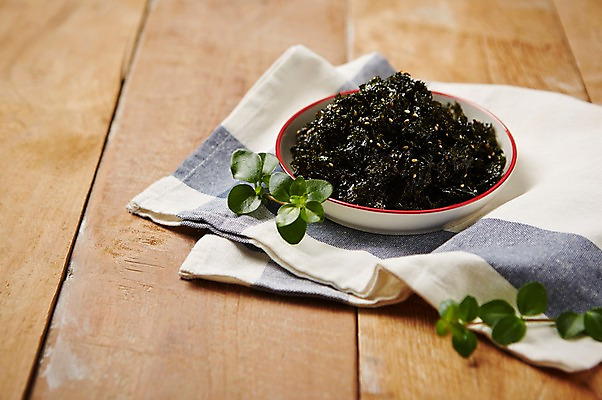 포토 JPG 스튜디오촬영 한식 반찬 실내 사람없음 집밥 파래 김자반 국내포토 음식 내부 해조류 파일형식