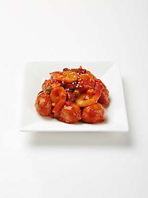 포토 JPG 스튜디오촬영 한식 반찬 실내 사람없음 집밥 칠리새우 국내포토 음식 내부 파일형식