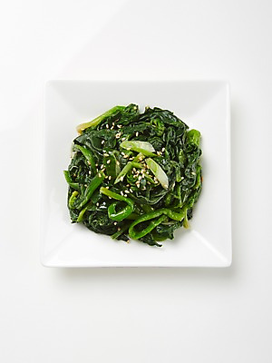 포토 JPG 스튜디오촬영 한식 반찬 실내 사람없음 나물 시금치나물 집밥 국내포토 음식 채소 내부 파일형식