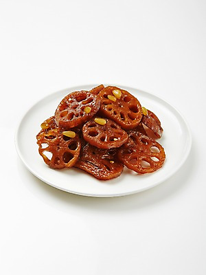 포토 JPG 스튜디오촬영 한식 반찬 실내 사람없음 연근조림 집밥 국내포토 음식 내부 조림 파일형식