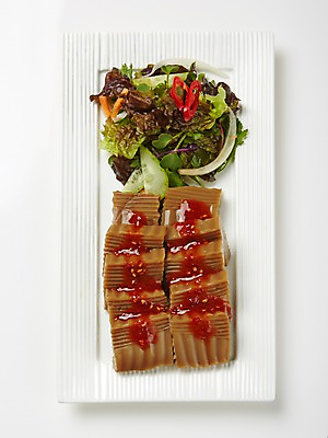 포토 JPG 스튜디오촬영 한식 반찬 실내 사람없음 도토리묵 집밥 국내포토 음식 내부 파일형식