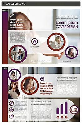 템플릿 여자 교육 ZIP 리플렛 대학생 여러명 성인 책 한국인 인디자인 INDD 이미지템플릿 학생 다수 사람 동양인 파일형식