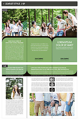 템플릿 여자 남자 ZIP 리플렛 물놀이 여러명 성인 한국인 인디자인 INDD 이미지템플릿 다수 놀이 사람 동양인 파일형식