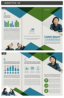 템플릿 여자 교육 ZIP 어린이 리플렛 여러명 책 한국인 쌍둥이 인디자인 INDD 이미지템플릿 다수 가족 사람 동양인 파일형식