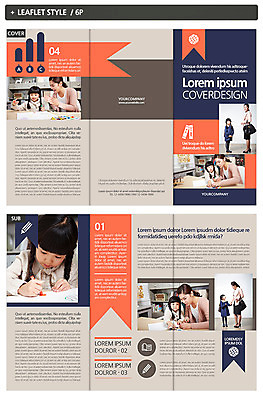 템플릿 여자 교육 ZIP 어린이 리플렛 여러명 성인 책 한국인 인디자인 INDD 이미지템플릿 다수 사람 동양인 파일형식