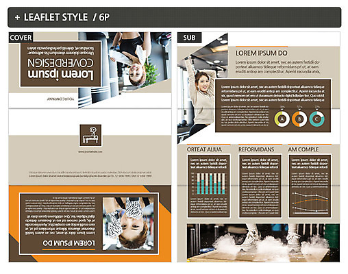 템플릿 여자 ZIP 리플렛 성인 세명 운동 한국인 인디자인 INDD 이미지템플릿 건강 사람 동양인 파일형식