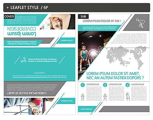 템플릿 여자 ZIP 리플렛 성인 세명 운동 한국인 인디자인 INDD 이미지템플릿 건강 사람 동양인 파일형식