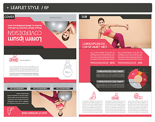 템플릿 여자 ZIP 리플렛 성인 세명 운동 아령 한국인 짐볼 인디자인 INDD 이미지템플릿 건강 사람 동양인 파일형식