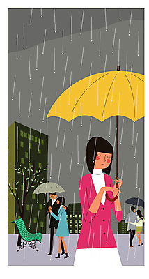 커플 여자 남자 벤치 일러스트 우산 여러명 성인 야외 비 혼자 국내일러스트 AI파일 자연요소 다수 의자 관계 날씨 사람 파일형식 벡터