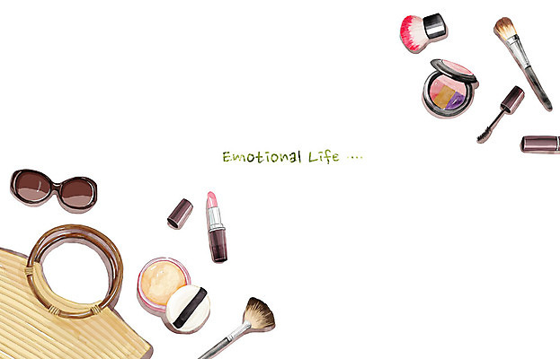 PSD 백그라운드 가방 일러스트 수채화 사람없음 라이프 선글라스 화장품 립스틱 볼터치 마스카라 파우더 감성 메이크업브러쉬 국내일러스트 잡화 안경 컨셉 생활 화장 뷰티 붓 파일형식