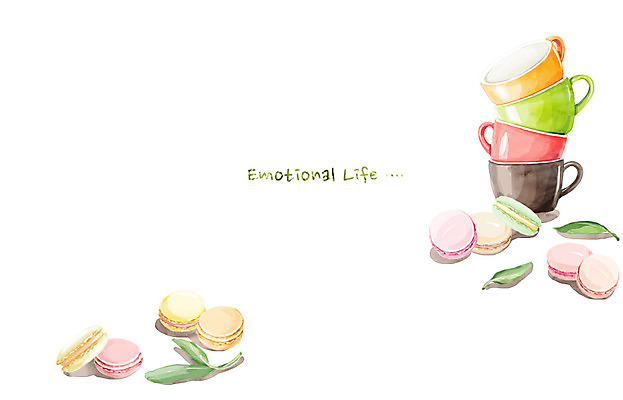 PSD 백그라운드 일러스트 수채화 사람없음 라이프 머그컵 감성 마카롱 국내일러스트 컨셉 디저트 생활 컵 파일형식