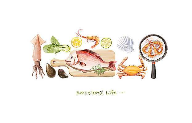 PSD 백그라운드 일러스트 식재료 수채화 새우 도마 어류 사람없음 라이프 게 프라이팬 해산물 오징어 청경채 홍합 감성 가리비 나무도마 국내일러스트 컨셉 채소 주방용품 조개 어패류 연체동물 갑각류 생활 목재 수중동물 파일형식