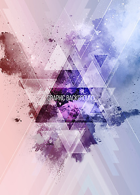 백그라운드 그래픽백그라운드 일러스트 사람없음 삼각형 지오메트릭 더스트파티클 국내일러스트 AI파일 도형 그래픽 파일형식 벡터