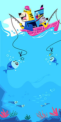 동물 바다 일러스트 어류 사람없음 호랑이 산호초 낚싯대 강아지 바다낚시 낚시찌 프레임일러스트 선박 국내일러스트 AI파일 수상교통 포유류 낚시 프레임 반려동물 수중동물 낚시용품 수중식물 개 파일형식 벡터