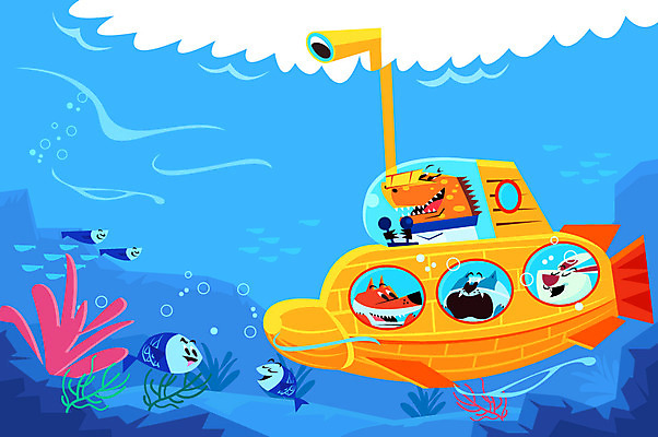 동물 일러스트 어류 사람없음 바닷속 고양이 토끼 산호초 잠수함 여우 티라노사우루스 프레임일러스트 국내일러스트 AI파일 포유류 프레임 반려동물 수중 수중동물 수중식물 육식공룡 파일형식 벡터