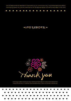 꽃 카드템플릿 캘리그라피 사람없음 감사카드 스승의날 감사 5월행사 축하카드 이미지템플릿 AI파일 식물 템플릿 기념일 감정 카드_감사 이벤트 5월 파일형식 벡터