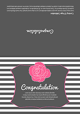 카드템플릿 사람없음 장미 5월행사 축하카드 성년의날 이미지템플릿 AI파일 템플릿 기념일 꽃 카드_감사 이벤트 5월 파일형식 벡터