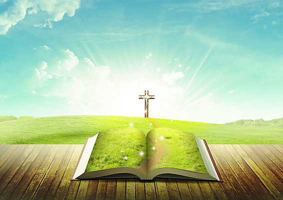 PSD 구름 편집 편집이미지 기독교 길 십자가 하늘 잔디 사람없음 책 빛 마루 예수 이미지편집 자연요소 식물 종교 바닥 신_종교 파일형식