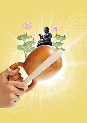 PSD 편집 편집이미지 손 불교 연꽃 한명 신체부위 전통문양 불상 목탁 이미지편집 1 전통 문양 꽃 종교 사람 불교용품 파일형식