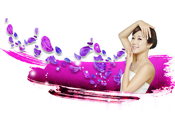 PSD 편집 편집이미지 우먼라이프 여자 꽃잎 포즈 캘리그라피 한명 웃음 상반신 20대 성인 옆모습 뷰티 튜브탑 일본인 이미지편집 외국인 1 라이프스타일 꽃 뷰포인트 상의 표정 사람 동양인 청년 파일형식