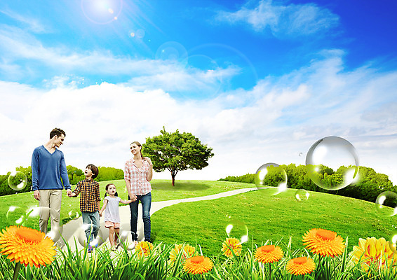 전신 PSD 서양인 나무 구름 편집 편집이미지 여자 남자 꽃 딸 길 아들 여행 가족 하늘 엄마 가족여행 서기 소녀 소년 잔디 여러명 성인 마주보기 손잡기 물방울 아빠 이미지편집 자연요소 외국인 식물 어린이 다수 관계 모션 사람 파일형식