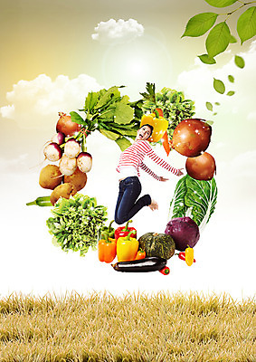 전신 PSD 외국인 구름 편집 편집이미지 여자 하늘 호박 가지 양파 피망 나뭇잎 감자 한명 동양인 20대 성인 옆모습 운동복 운동 점프 당근 무 배추 유기농 양배추 이미지편집 자연요소 1 웰빙 옷 뷰포인트 잎 채소 모션 뿌리채소 건강 사람 인종 청년 파일형식