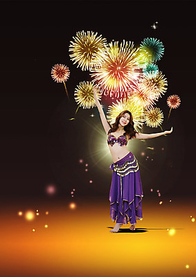 전신 PSD 편집 편집이미지 여자 불꽃놀이 한명 서기 20대 성인 운동복 운동 한국인 밸리댄서 밸리댄스 밸리댄스복 이미지편집 1 옷 모션 놀이 건강 사람 동양인 청년 춤 파일형식